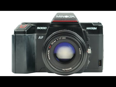 Видео: Как использовать 35-мм пленочную камеру Minolta Maxxum 5000