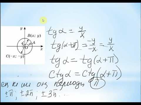 Видео: Тригонометриялық функциялардың  жұп, тақтығы және периодтылығы