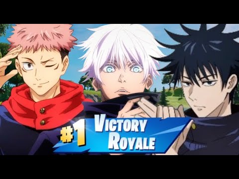 Видео: Годзё играет с Юджи и Мегуми (Fortnite X JUJUTSU KAISEN)