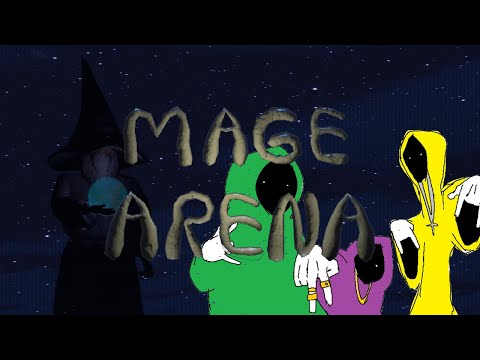 Видео: Битва магов в подвале ночью (Mage Arena)