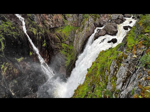 Видео: ДТП! И самый красивый водопад Норвегии Верингсфоссен! На Таврии за Полярный круг 33 серия!😍