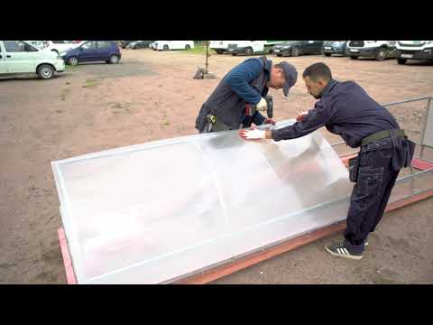 Видео: Сборка парника "Хлебница-4"