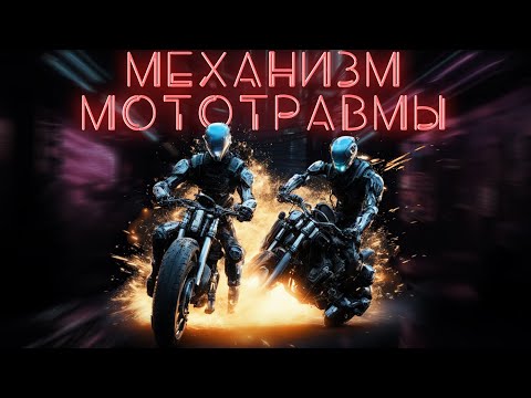 Видео: Механизм травмы. Мототравма. Сценарии ДТП с мотоциклом. #ПроСМП