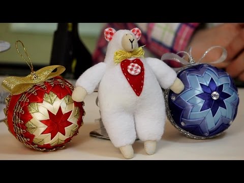 Видео: Новогодний шар в технике "Артишок"