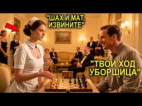 Видео: Миллионер Заставил Уборщицу Сыграть В Шахматы, Чтобы Унизить... Но Её Первый Ход Шокировал Всех
