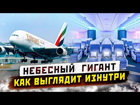 Видео: Небесный Гигант AIRBUS A380 - как выглядят изнутри