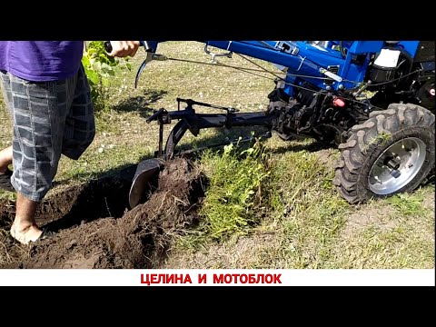 Видео: ВСПАШКА ЦЕЛИНЫ МОТОБЛОКОМ / САМОДЕЛЬНЫМ ПЛУГОМ / ភ្ជួរដីព្រហ្មចារីជាមួយត្រាក់ទ័រ