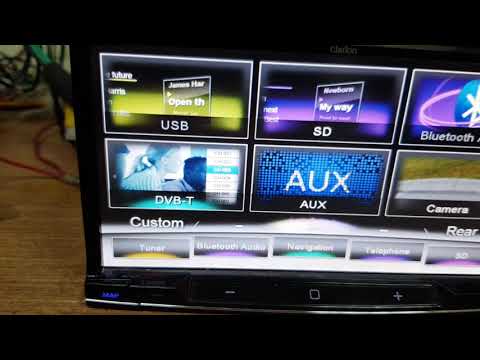 Видео: Магнитола Clarion NX702. Продажа, Ремонт, сервис и комплектующие.