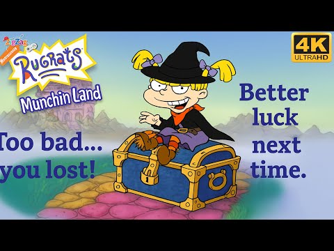 Видео: Rugrats Munchin Land | Все мини-игры + концовка | 4K @ZigZagGamerPT