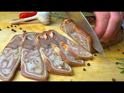 Видео: ДЕЛИКАТЕС из свиных УШЕЙ с ЯЗЫКОМ/ЗАКУСКА на ПРАЗДНИК