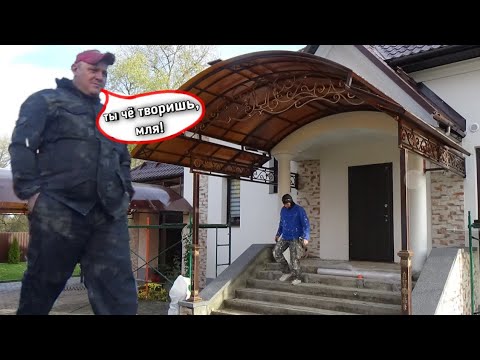 Видео: НЕОБЫЧНЫЙ навес из профильной тубы и поликарбоната!