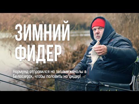 Видео: Зимний подлещик на тёплых каналах Белоозерска — фидерная рыбалка в декабре