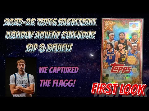 Видео: 🔥Первый взгляд на 👀 РАСПАКОВКУ ПРАЗДНИЧНОГО АДВЕНТ-КАЛЕНДАРЯ TOPPS NBA 2025. Купер Флэгг💰 и други...