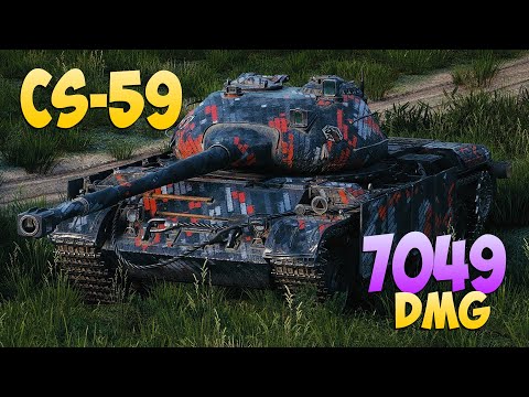 Видео: CS-59 - 5 Фрагов 7K Урона - Относительный! - Мир Танков