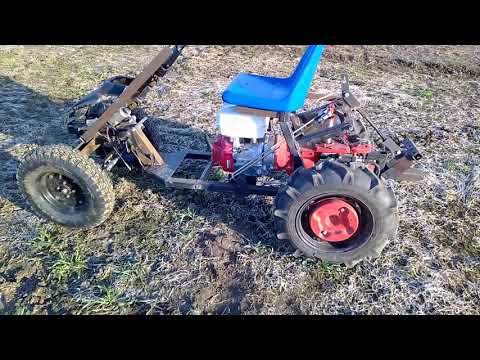 Видео: Переделка адаптера ХорсАм для  мотоблока МТЗ-09 серия 6 пробный выезд.