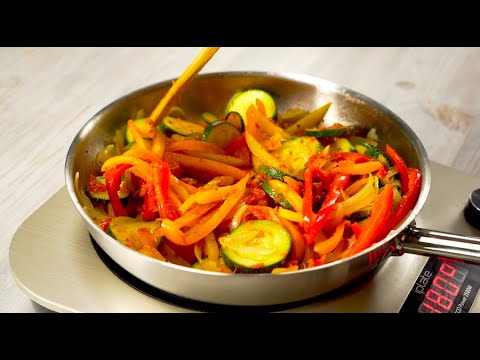 Видео: 4 ГОРЯЧИХ БЛЮДА С ОВОЩАМИ ЗА 20 МИНУТ на сковороде. Рецепт от Всегда Вкусно!