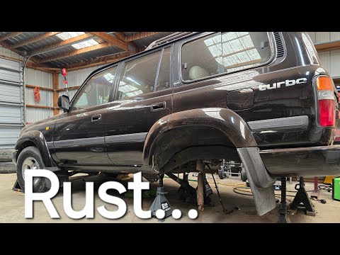 Видео: Начинается проект реставрации Land Cruiser 80-й серии