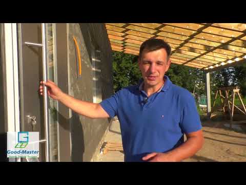 Видео: Выносной Монтаж входной двери Hörmann (Hormann)  в утеплителе стены