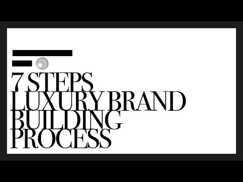 Видео: Принципы брендинга класса люкс | 7 шагов создания бренда класса люкс