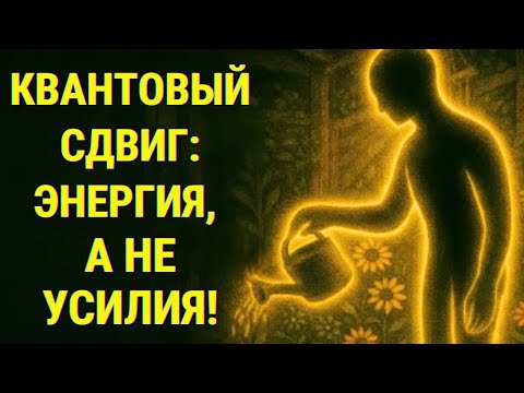 Видео: КВАНТОВЫЙ СДВИГ: Устали бороться? Переходите на Энергию и легко меняйте жизнь!