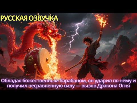 Видео: Обладая божественным барабаном, он ударил по нему и получил несравненную силу — вызов Дракона Огня