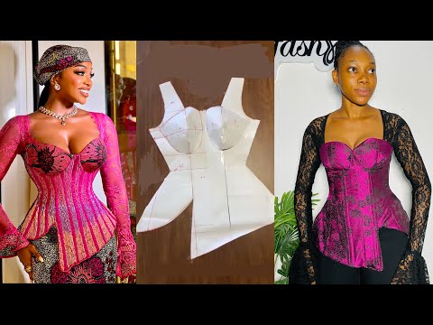 Видео: Как сшить блузку-корсет с чашечками и асимметричным подолом