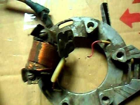 Видео: Как выставить зажигание на мотороллере"Электрон"