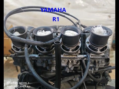 Видео: Карбюраторы YAMAHA R1