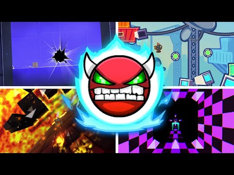 Видео: Обзор уровней Mythic Geometry Dash