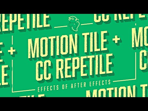Видео: Motion Tile + CC Repetile | Эффекты After Effects