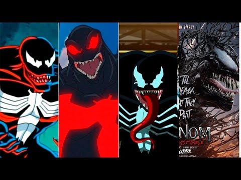 Видео: Эволюция Венома в мультфильмах и кино/Evolution  of Venom in Movies and Cartoons (1994-2024)