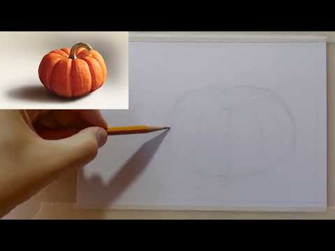 Видео: 5 Урок. Рисуем тыкву.