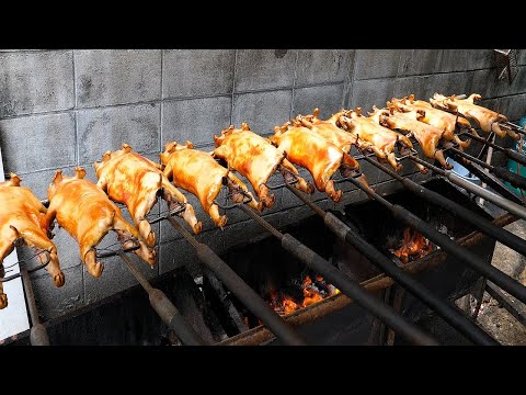 Видео: Поросенок на гриле по-китайски - Тайская уличная еда