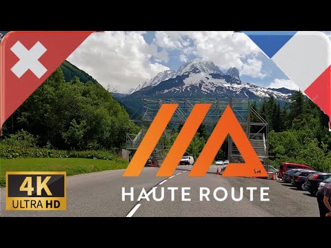 Видео: ПРОЕЗД ПО ВЫСОКОМУ МАРШРУТУ, Мартиньи, Швейцария — Шамони, Франция, ШВЕЙЦАРИЯ — ФРАНЦИЯ I 4K 60fps