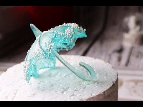 Видео: Декор для торта - ЗОНТ из карамели!