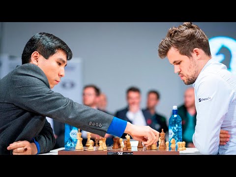 Видео: Уэсли СО экзаменует КАРЛСЕНА в защите двух коней 🏆 Финал Opera Euro Rapid