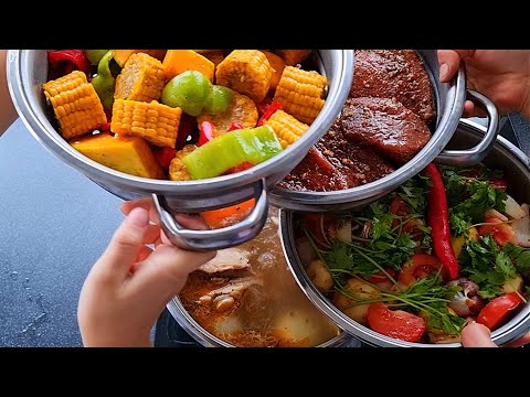 Видео: Приготовьте Таким Образом, Мясо на Пару с Овощами! Бесподбный и Сытный рецепт 4 в Одном