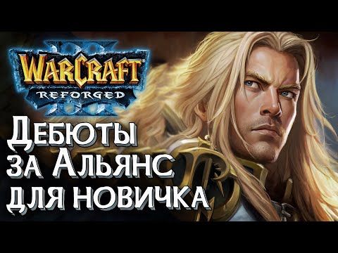 Видео: Дебюты за Альянс для новичка: Разбираемся в Warcraft 3 Reforged