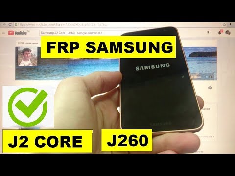 Видео: FRP Samsung J2 Core Сброс Гугл аккаунта android 8.1