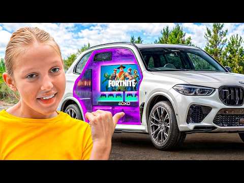 Видео: Амелка и Лео са построили тайна стая за игри в колата! Забавно видео за тийнейджъри