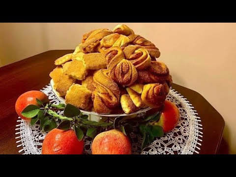 Видео: Песочно-дрожжевое тесто и 2 вида печенья из него! Shortbread and yeast dough!