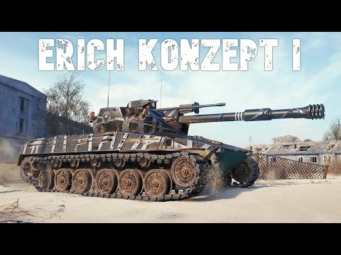 Видео: erich konzept 1 Показал Отличный Бой, #миртанков #wot #танки #worldoftanks #tanks #mirtankov #леста