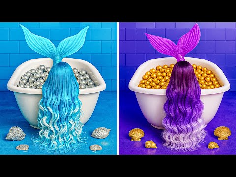 Видео: БИТВА ХОРОШЕЙ И ПЛОХОЙ РУСАЛКИ! 🧜‍♀️✨ Забавные ситуации с русалками в реальной жизни