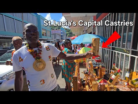 Видео: Креольское наследие в столице | Прогулка по Кастри, Сент-Люсия 🇱🇨 (Креольские выходные 2025)