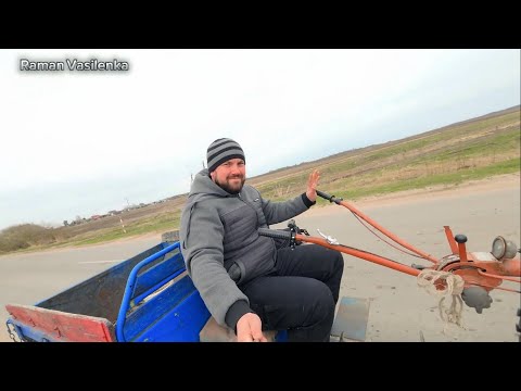 Видео: Мини путешествие на мотоблоке МТЗ 05.