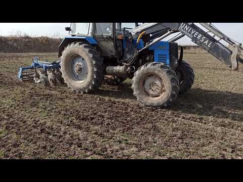 Видео: Дискование люцерны.