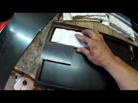 Видео: Изготовление матрицы для полиуретанового штампа.