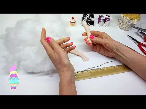 Видео: Как сделать, чтобы ручки у куклы сгибались