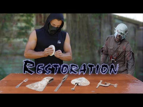 Видео: Restoration of old  construction tools. Реставрация старых инструментов