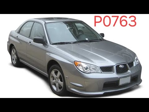 Видео: Subaru Impreza 2005год 2.5 код ошибки Р0763.